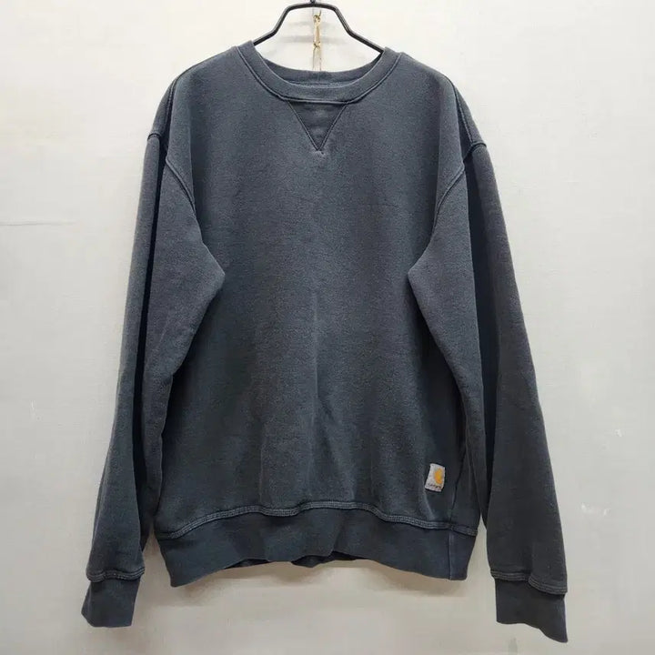 [BUNJANG] Carhartt Midway Logo Oversized Sweatshirt / 칼하트 미드웨이로고 오버핏 맨투맨 S(L)