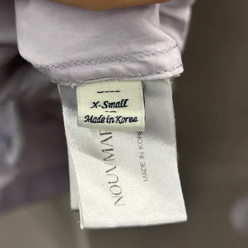 [BUNJANG] NOUVMAREE XS Cotton Shirt / NOUVMAREE 셔츠 XS