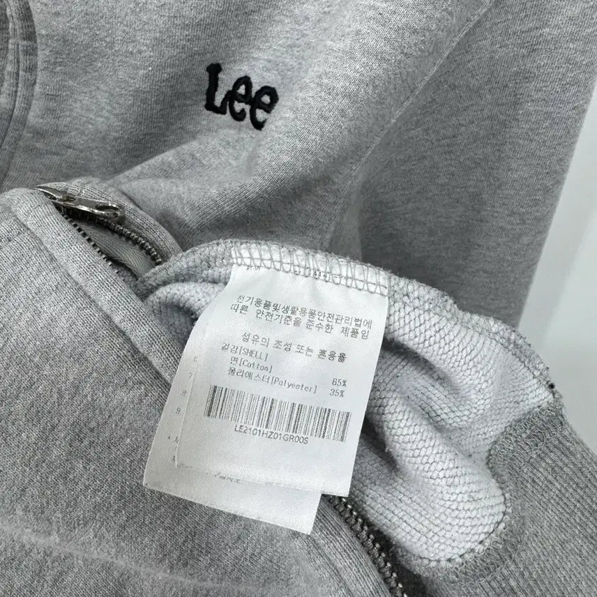 [BUNJANG] LEE Hooded Zip-Up Gray S / LEE 후드집업 그레이 S
