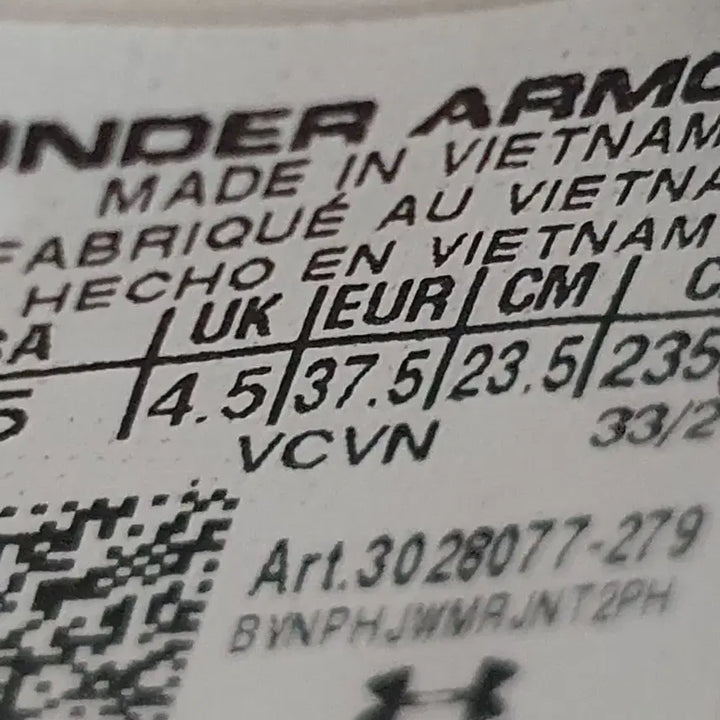 [BUNJANG] Under Armour UA Dynamic 2 (235) Sneakers / 언더아머 UA 다이내믹 2 (235)