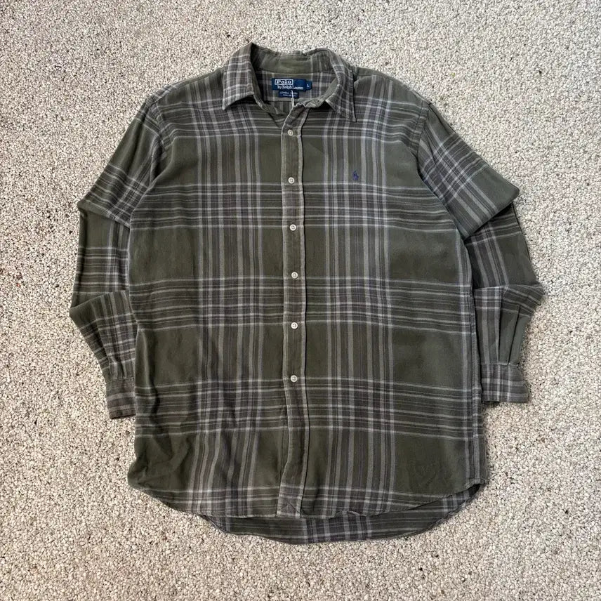 [BUNJANG] Polo Long Sleeve Shirt / 폴로 긴팔 셔츠