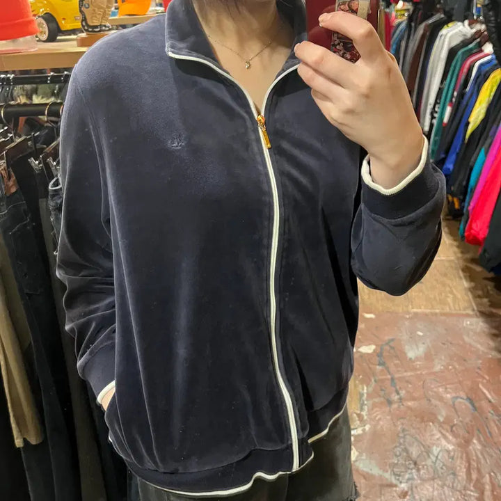 [BUNJANG] HI Vintage Navy Zip-Up Jacket / [HI] 빈티지 집업 네이비