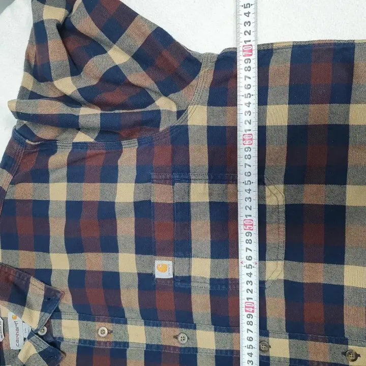 [BUNJANG] Carhartt Two-Pocket Check Shirt (XXL) / 칼하트 셔츠 긴팔 투포켓 체크 남방 xxl