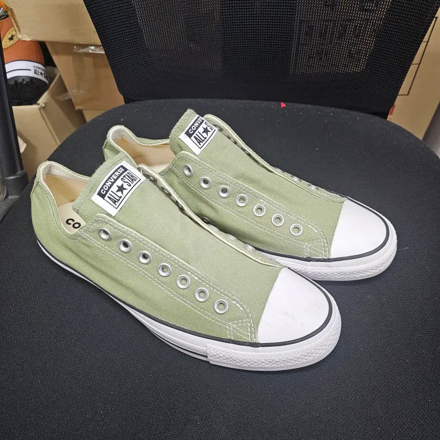 [BUNJANG] Converse Chuck Taylor Slip-On Green Sneakers / 427- [새상품]컨버스 척테일러 스립온 그린 280