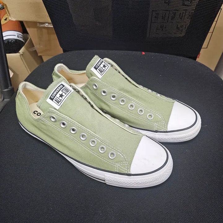 [BUNJANG] Converse Chuck Taylor Slip-On Green Sneakers / 427- [새상품]컨버스 척테일러 스립온 그린 280