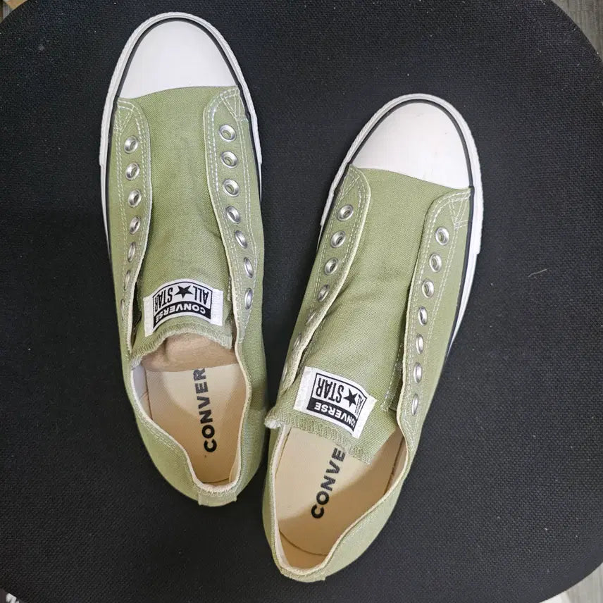 [BUNJANG] Converse Chuck Taylor Slip-On Green Sneakers / 427- [새상품]컨버스 척테일러 스립온 그린 280