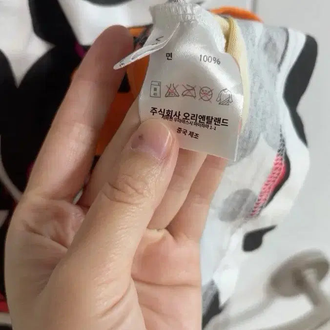 [SOLD OUT] (일본 수입 빈티지)디즈니 미키 마우스 반팔 티셔츠 면100 S