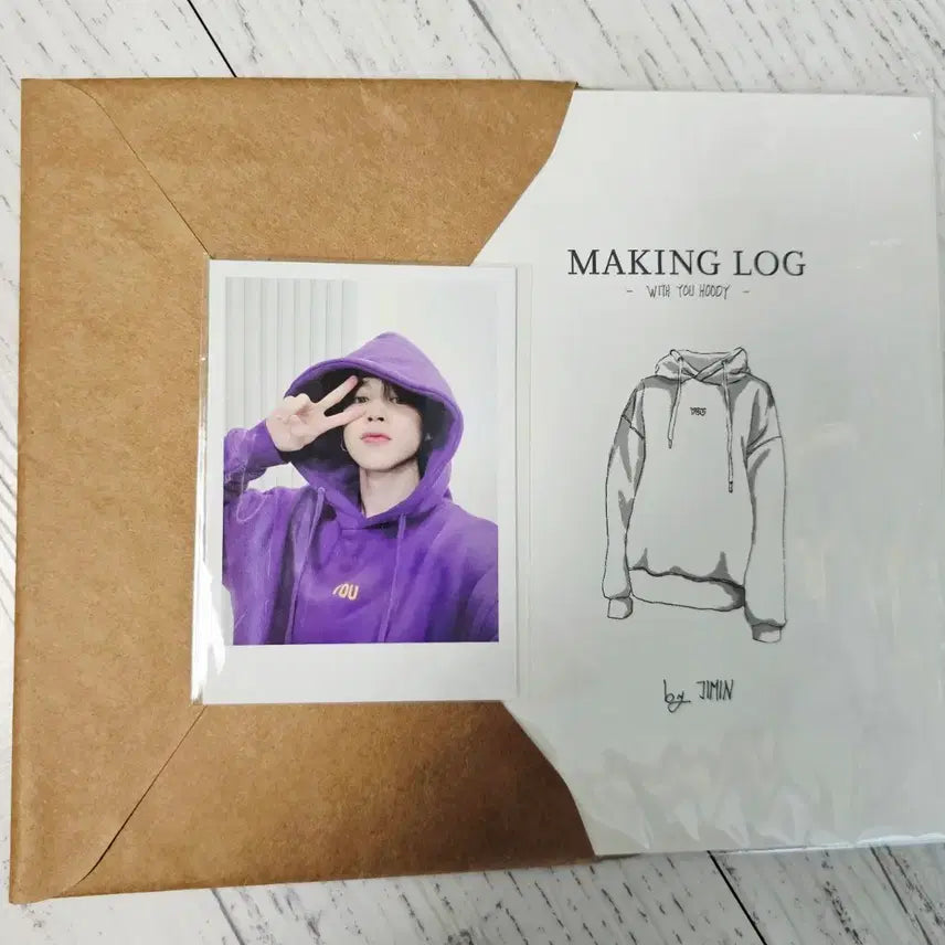 [BUNJANG] BTS Jimin With You Photocard + Making Log / BTS 지민 위드유 포카 + 메이킹 로그