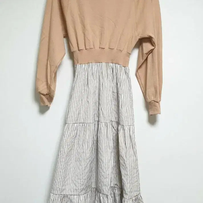 [BUNJANG] Color Block A-Line Dress / 배색가오리원피스