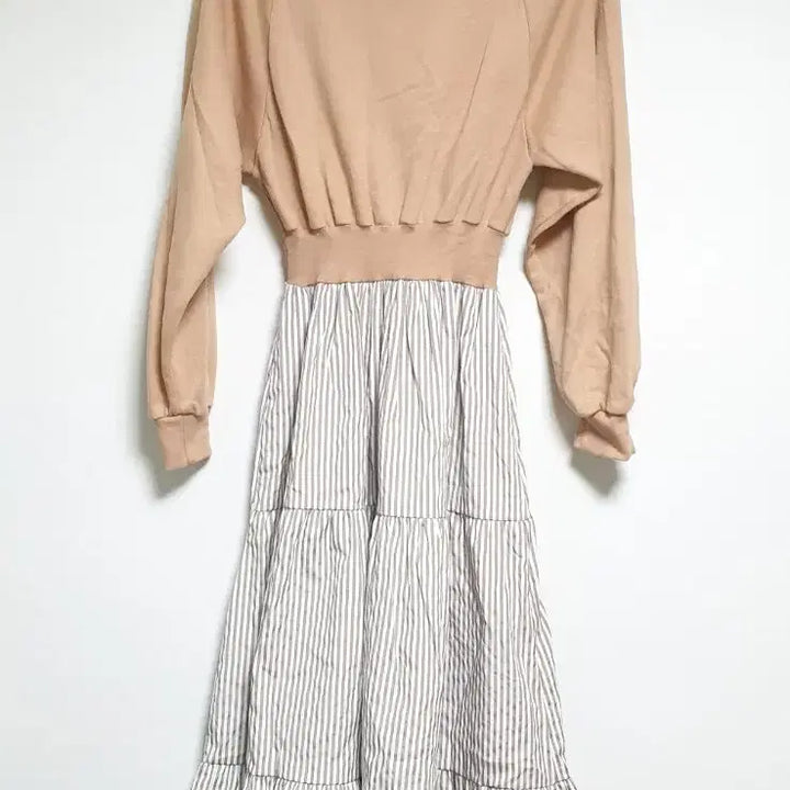 [BUNJANG] Color Block A-Line Dress / 배색가오리원피스