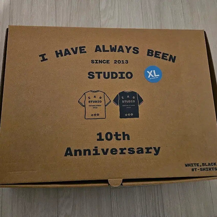 [BUNJANG] IAB Studio 10th Anniversary T-Shirt XL White / 아이앱 스튜디오 10주년 반팔 XL 화이트