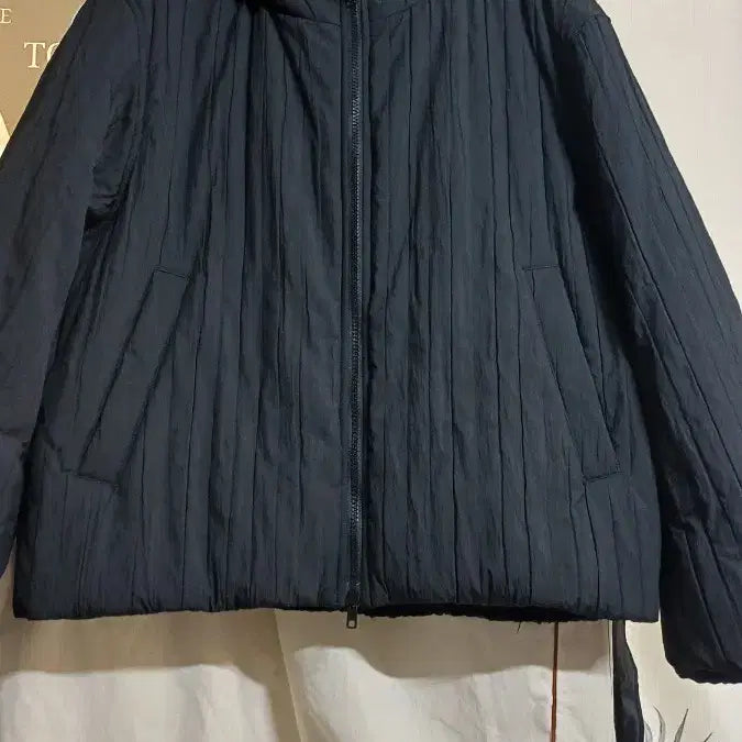 [BUNJANG] TNGT Striped Quilted Hooded Jumper / 티엔지티  점퍼