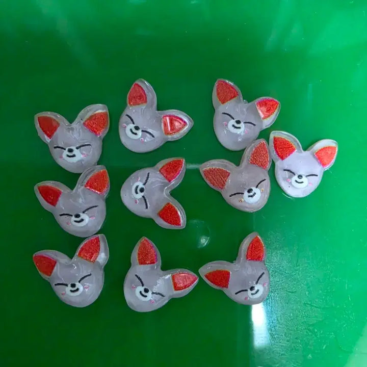 [BUNJANG] Foxynee Nail Tips Set / 스트레이키즈 폭시니 네일팁 10개와 랜덤 네일팁