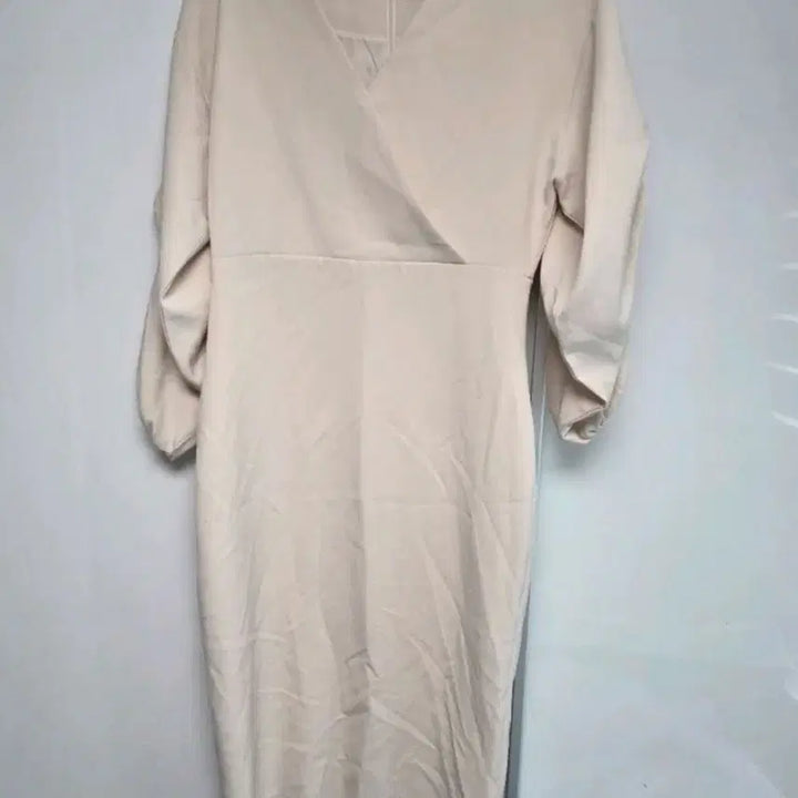 [BUNJANG] Hand-Stitch Parsons Ivory Dress / 핸드스티치파슨스 원피스