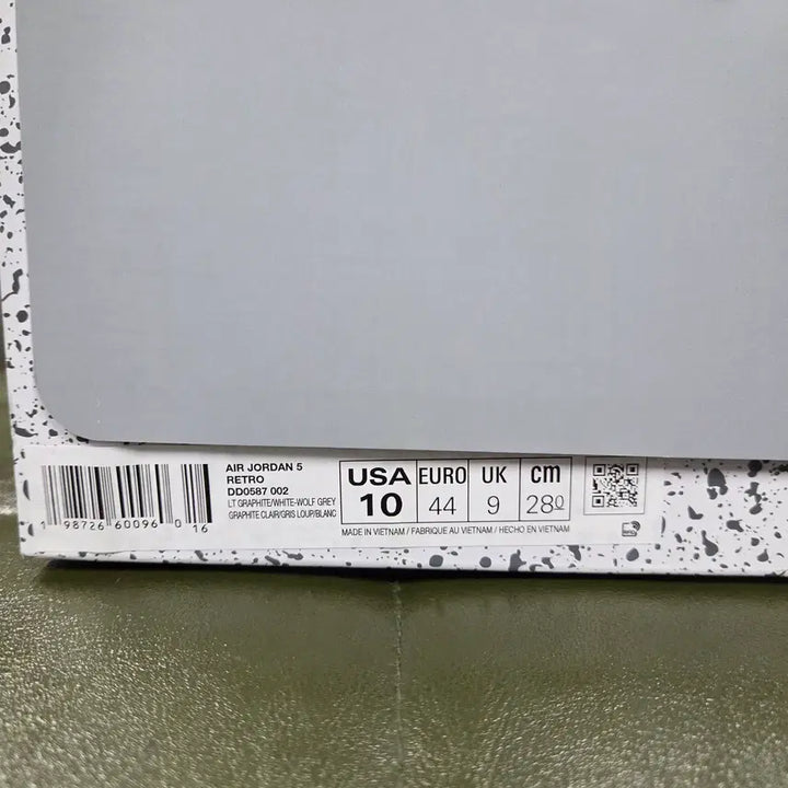 [BUNJANG] Jordan 5 Retro Light Graphite and Wolf Grey Sneakers / [280] 조던 5 레트로 라이트 그래파이트 앤 울프 그레이