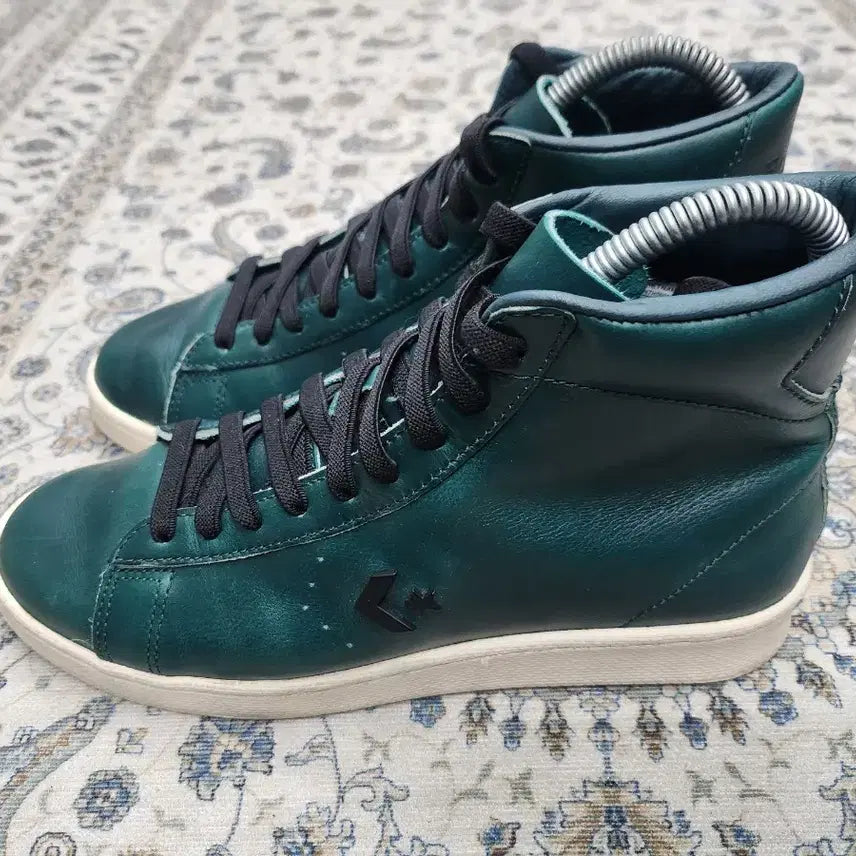 [BUNJANG] Converse x Horween Leather Pro Leather High Lions 240mm Sneakers / 컨버스 X 호윈 레더 프로 레더 하이 리옹스 240mm
