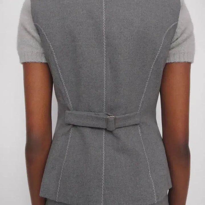 [BUNJANG] Gimaguas Brooke Vest Gray XS / 기마구아스