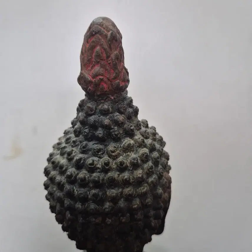 [BUNJANG] Old Painted Seated Shakyamuni Buddha Statue / 아주 오랜세월된 채색불  철석가모니 불상 20년소장품