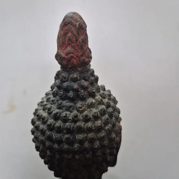 [BUNJANG] Old Painted Seated Shakyamuni Buddha Statue / 아주 오랜세월된 채색불  철석가모니 불상 20년소장품