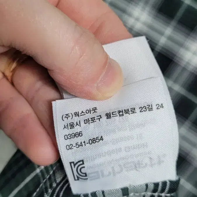[BUNJANG] Carhartt WIP Green Check Shirt (Size 105) / [L-105]carhartt 칼하트WIP 그린 체크남방셔츠 실측105