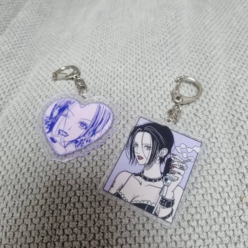 [BUNJANG] NANA Acrylic Keyring Bundle Set / 2개일괄 나나 NANA 아크릴 키링 2종 세트