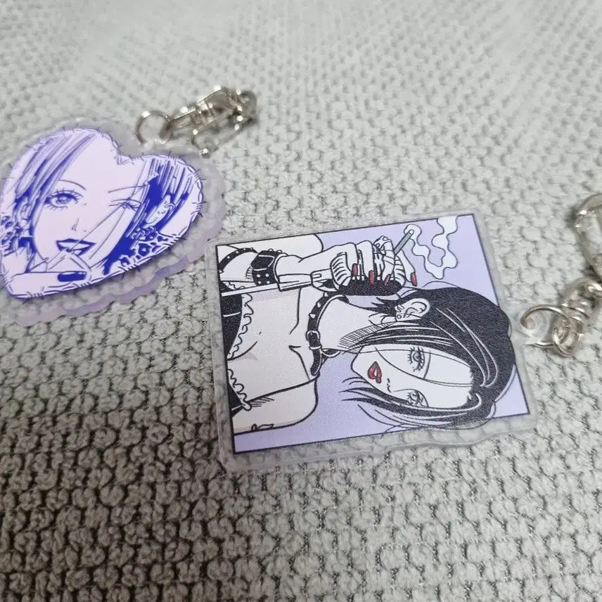 [BUNJANG] NANA Acrylic Keyring Bundle Set / 2개일괄 나나 NANA 아크릴 키링 2종 세트