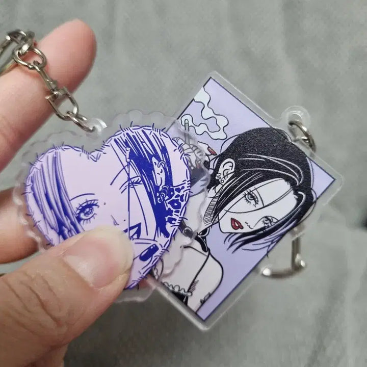 [BUNJANG] NANA Acrylic Keyring Bundle Set / 2개일괄 나나 NANA 아크릴 키링 2종 세트
