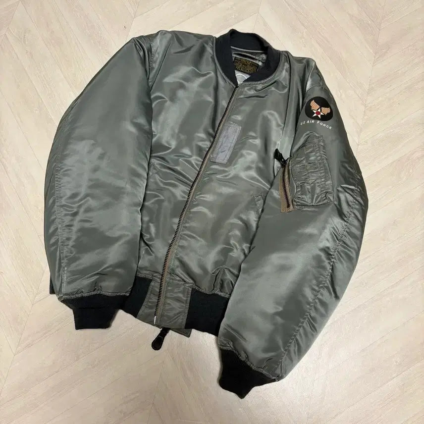 [BUNJANG] Real Simmons MA-1 Jacket 105 Size / 리얼시몬스 ma-1 105사이즈 아메카지 군복 브론슨