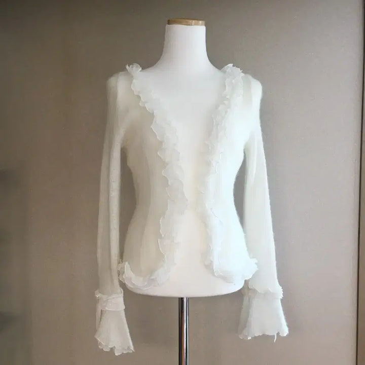 [BUNJANG] Cecil Mccabe Frill Lace Cardigan / 세실맥비 프릴 레이스 가디건