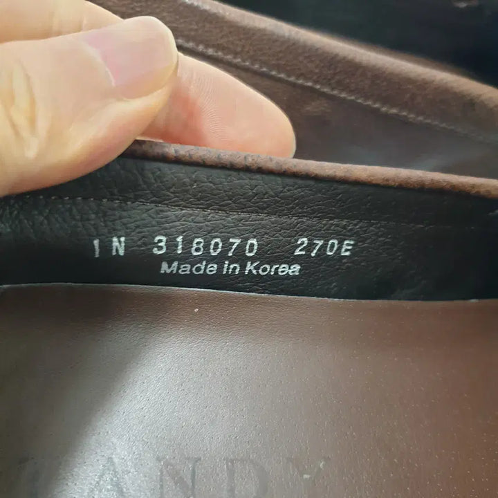 [BUNJANG] Tandy Leather Loafers / 빈티지하서 270E 탠디 스트랩 장식 소가죽 로퍼