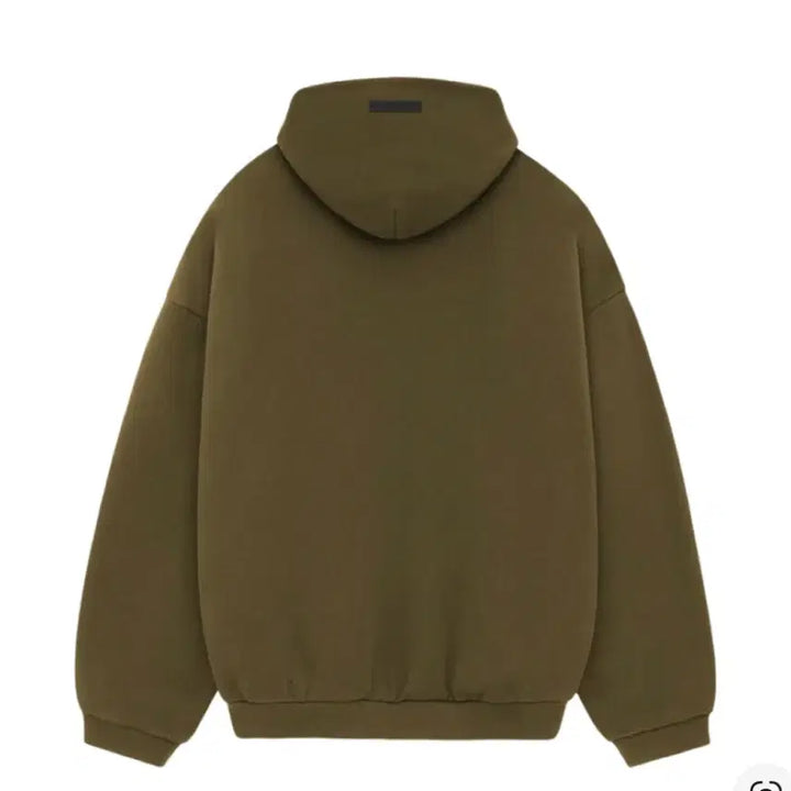 [BUNJANG] Essential Fleece Hoodie Olive XS / 에센셜 플리스 후드 올리브 - 24FW