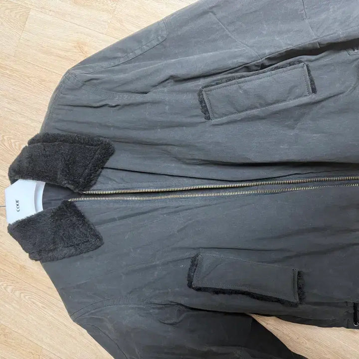 [BUNJANG] Cour Waxed Cotton Washed Deck Bomber L / 쿠어 왁스드 코튼 워싱 데크 봄버 L