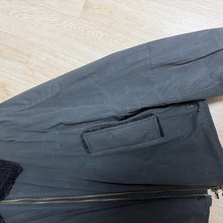 [BUNJANG] Cour Waxed Cotton Washed Deck Bomber L / 쿠어 왁스드 코튼 워싱 데크 봄버 L