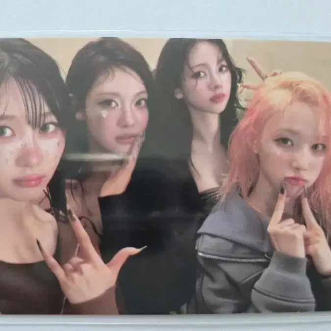 [BUNJANG] aespa Armageddon Authentic Group Photocard / 에스파 아르마겟돈 어센틱(Authentic) 버전 단체 포카