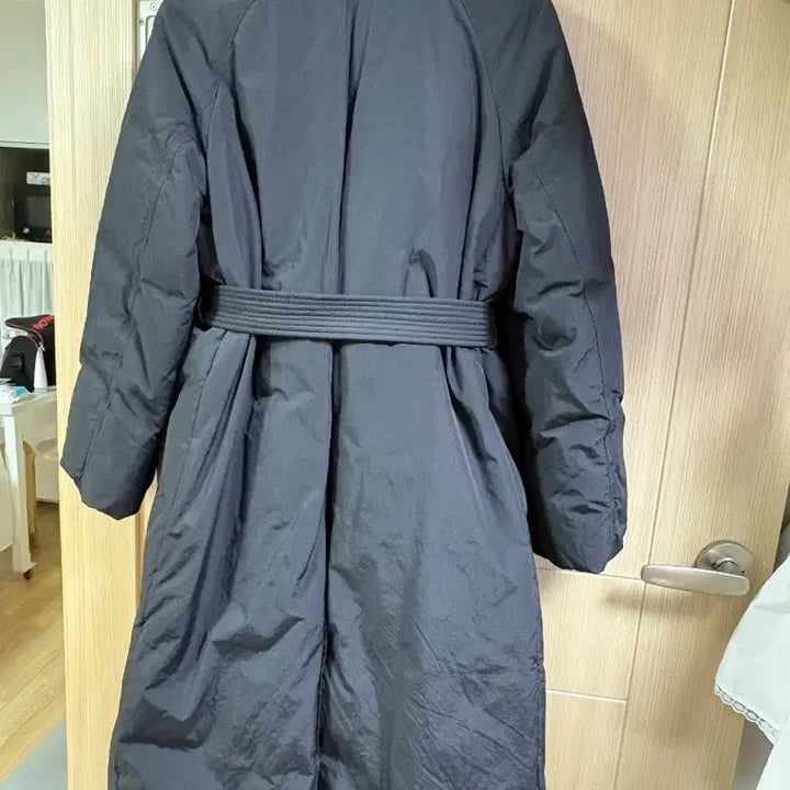 [BUNJANG] On&amp;On Trench Long Goose Down Jacket (Black 55) / [온앤온] 트렌치 롱 구스다운 (블랙 55)