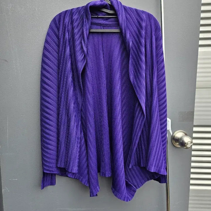 [BUNJANG] Pleats Please Open Cardigan / 플리츠플리즈 오픈형 가디건