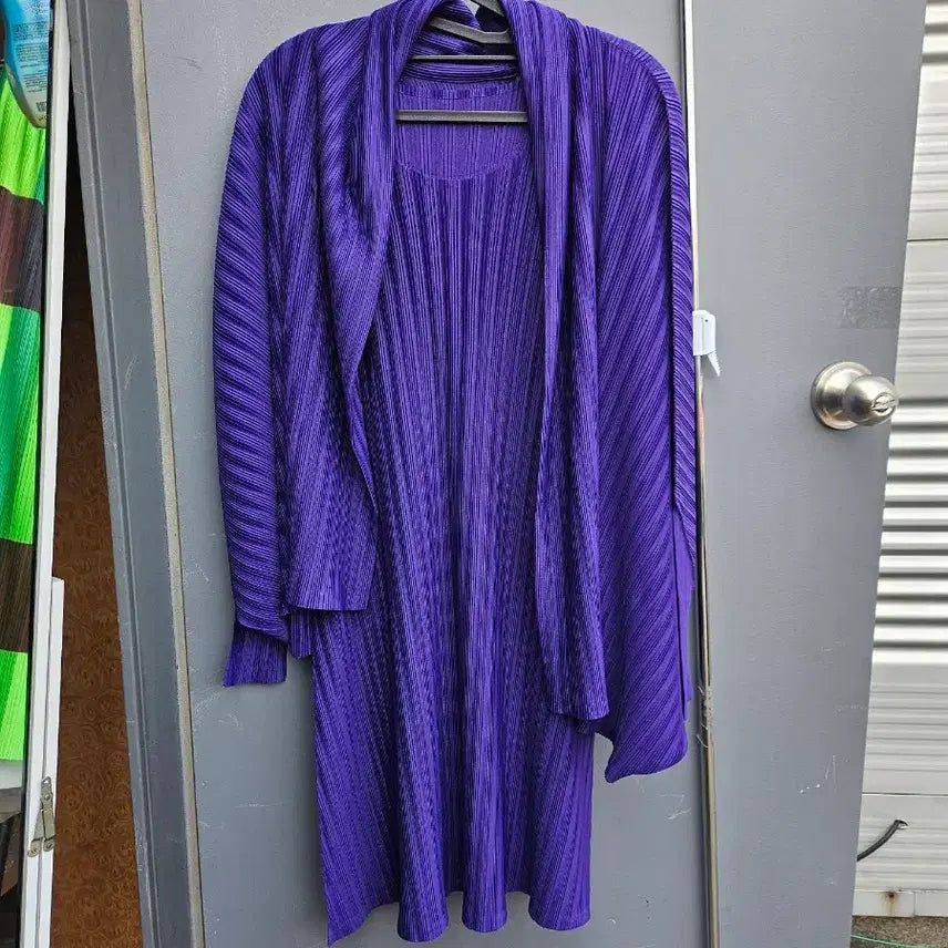 [BUNJANG] Pleats Please Open Cardigan / 플리츠플리즈 오픈형 가디건