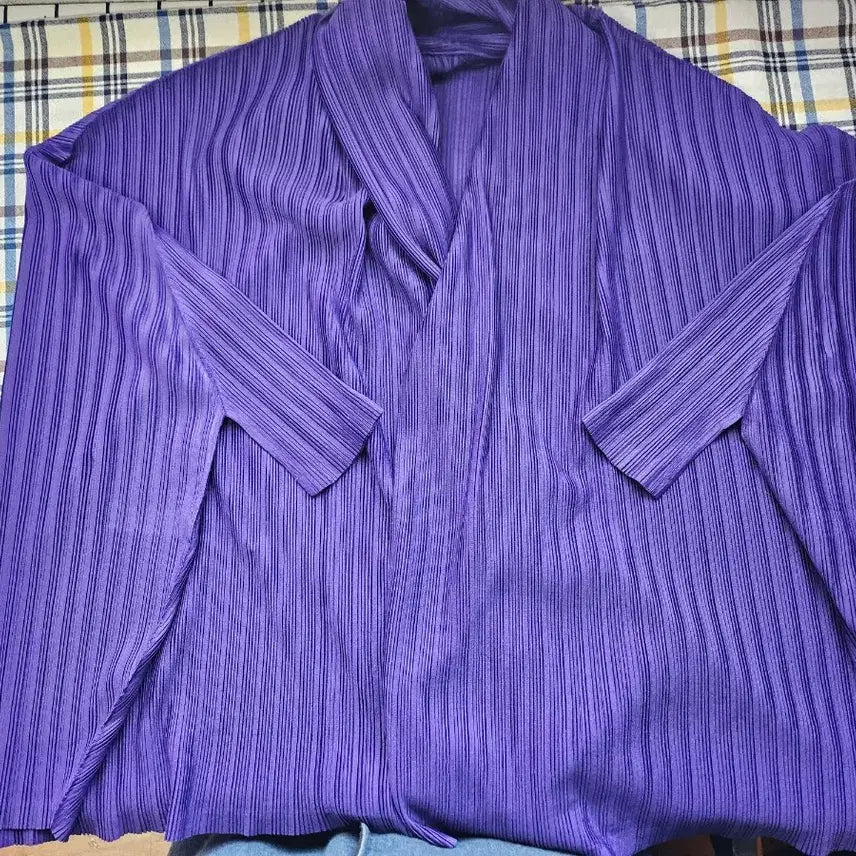 [BUNJANG] Pleats Please Open Cardigan / 플리츠플리즈 오픈형 가디건