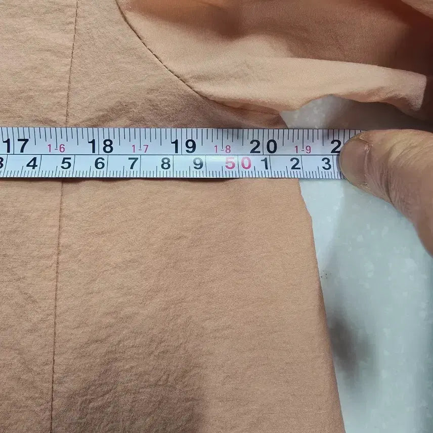 [BUNJANG] It MICHAA Frill Blouse Peach / 잇미샤 프릴 블라우스 살구색
