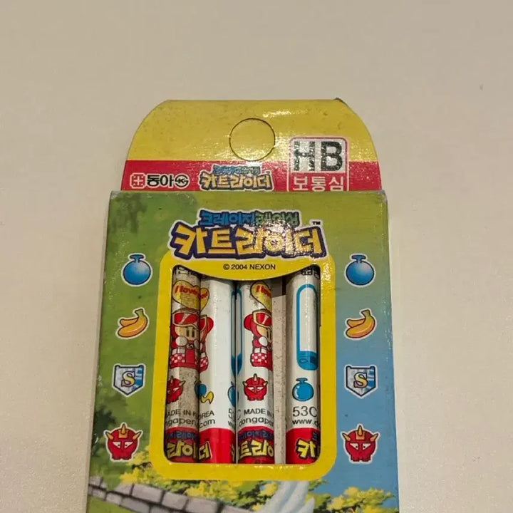 [BUNJANG] KartRider HB Pencil Set / 고전문구 카트라이더 연필 HB