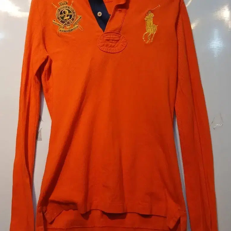 [BUNJANG] Polo Ralph Lauren Orange Button-Up Shirt / 폴로 랄프로렌 오렌지색  셔츠