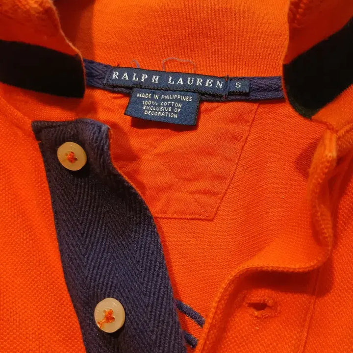 [BUNJANG] Polo Ralph Lauren Orange Button-Up Shirt / 폴로 랄프로렌 오렌지색  셔츠