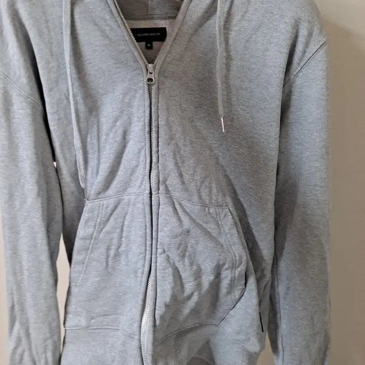 [BUNJANG] Melange Master Gray Hoodie Zip-up (M) / 멜란지마스터 후드집업 M