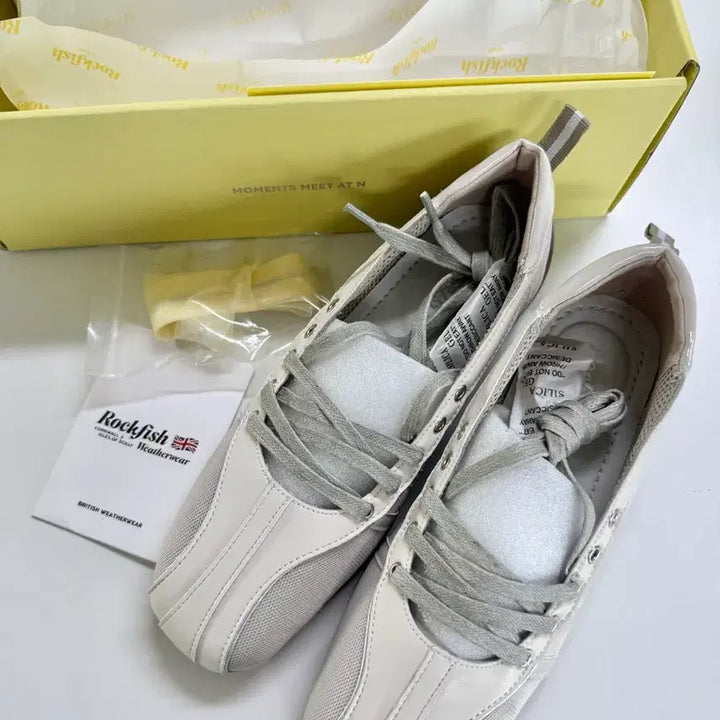 [BUNJANG] Rockfish Weatherwear BLISS LACEUP SNEAKERS Light Beige / [220] 락피쉬웨더웨어 BLISS LACEUP SNEAKERS