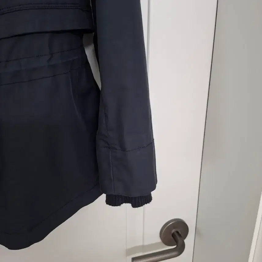 [BUNJANG] Son Jung Wan Hooded Field Jacket Navy / 손정완 후드 야상 점퍼 네이비