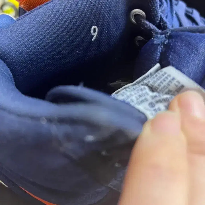 [BUNJANG] Nike Air Force 1 High CVS Navy/Orange Sneakers / 나이키 에어포스1 하이 cvs 270 곤/주 닉스