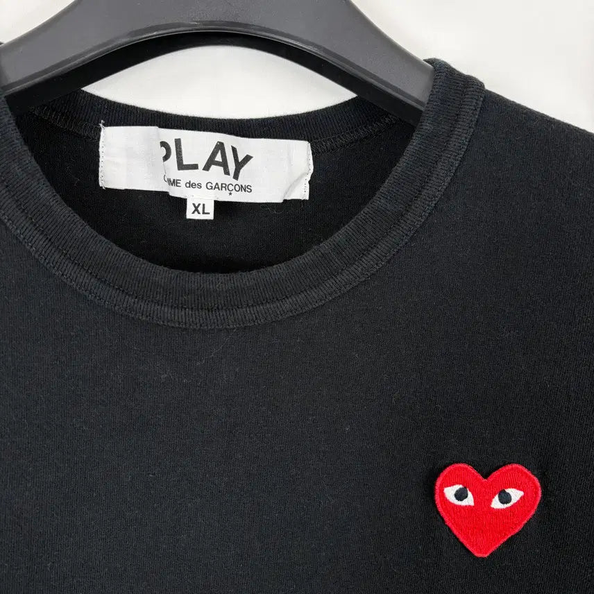 [BUNJANG] Comme des Garcons Play Red Heart T-shirt / a38) 꼼데가르송 플레이 레드 하트 티셔츠
