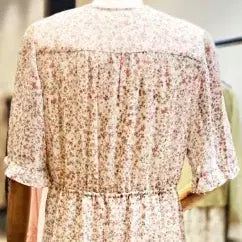 [BUNJANG] Thursday Island Lace Mix Chiffon Dress / 써스데이아일랜드 레이스 믹스 쉬폰 원피스  폴1300