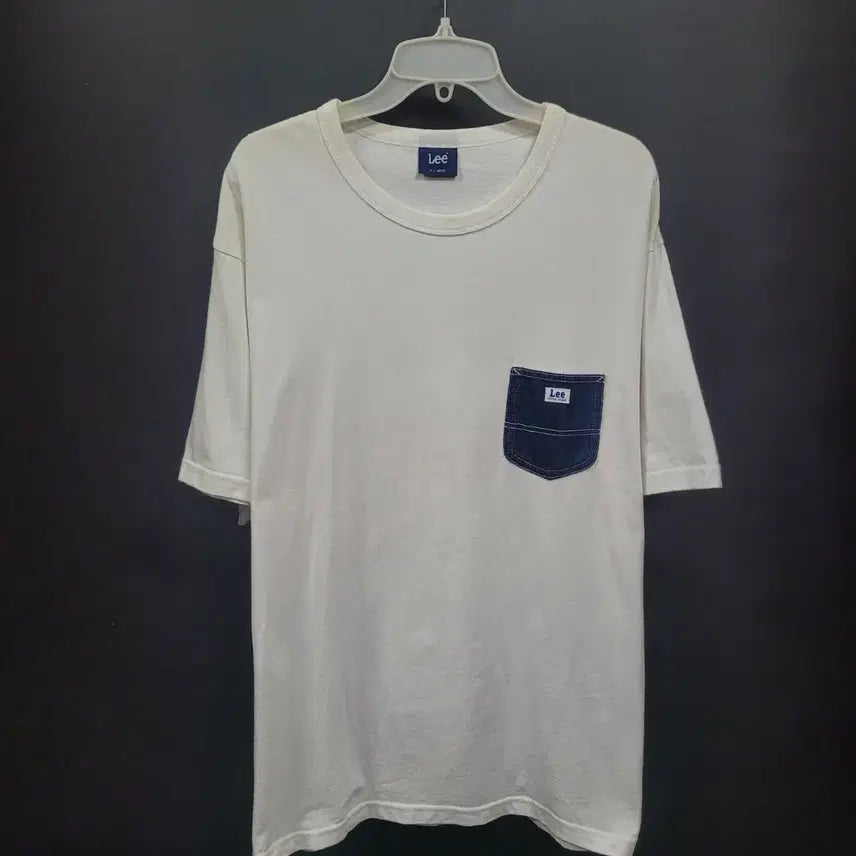 [BUNJANG] LEE Vintage Denim Pocket Short Sleeve Shirt / LEE 빈티지 데님 포켓 셔츠