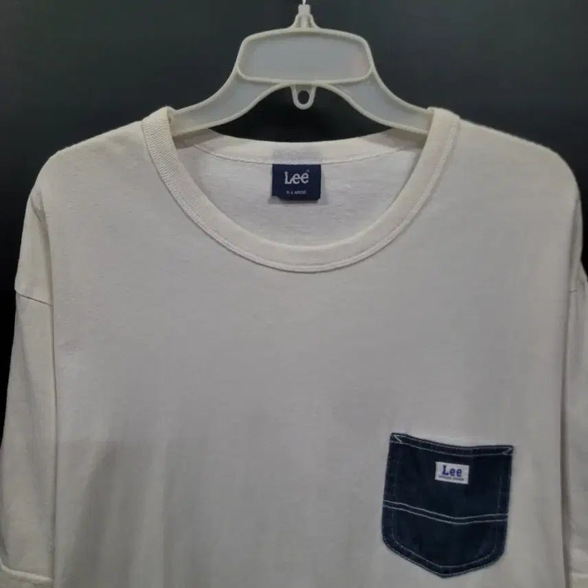 [BUNJANG] LEE Vintage Denim Pocket Short Sleeve Shirt / LEE 빈티지 데님 포켓 셔츠